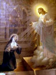 Our Lord appearing to St. Margaret Mary Alacoque
