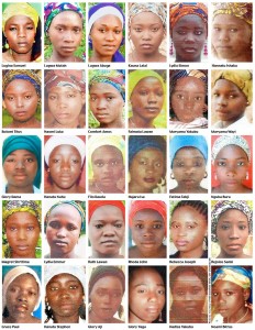 Photos of kidnapped girls