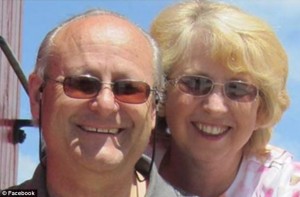 Nancy Writebol with her husband, David