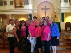 Johnnette with Women of Grace members in October, 2011