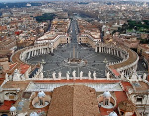 Vatican aerial view