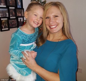 Michelle Jahnke with daughter Elana