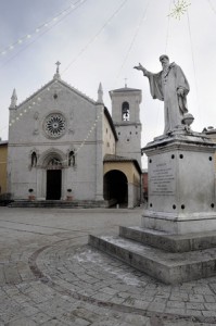Basilica of St. Benedict in Norcia which was completely destroyed