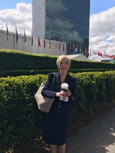 Johnnette at UN