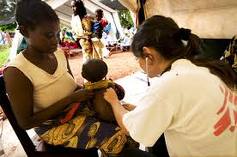 doctor and child in africa